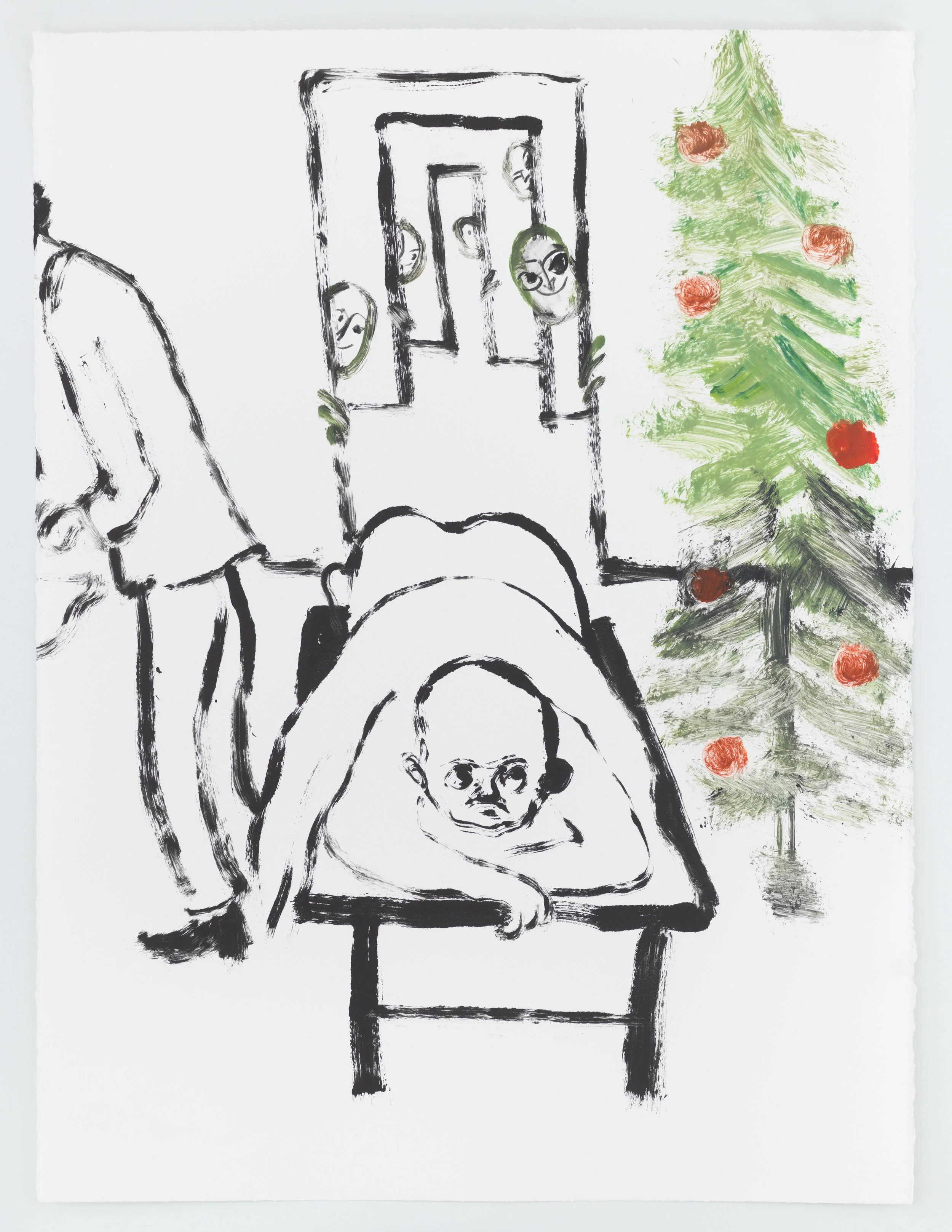 Holiday examination, 2019 Monotype Image and paper: 22 x 30 inches