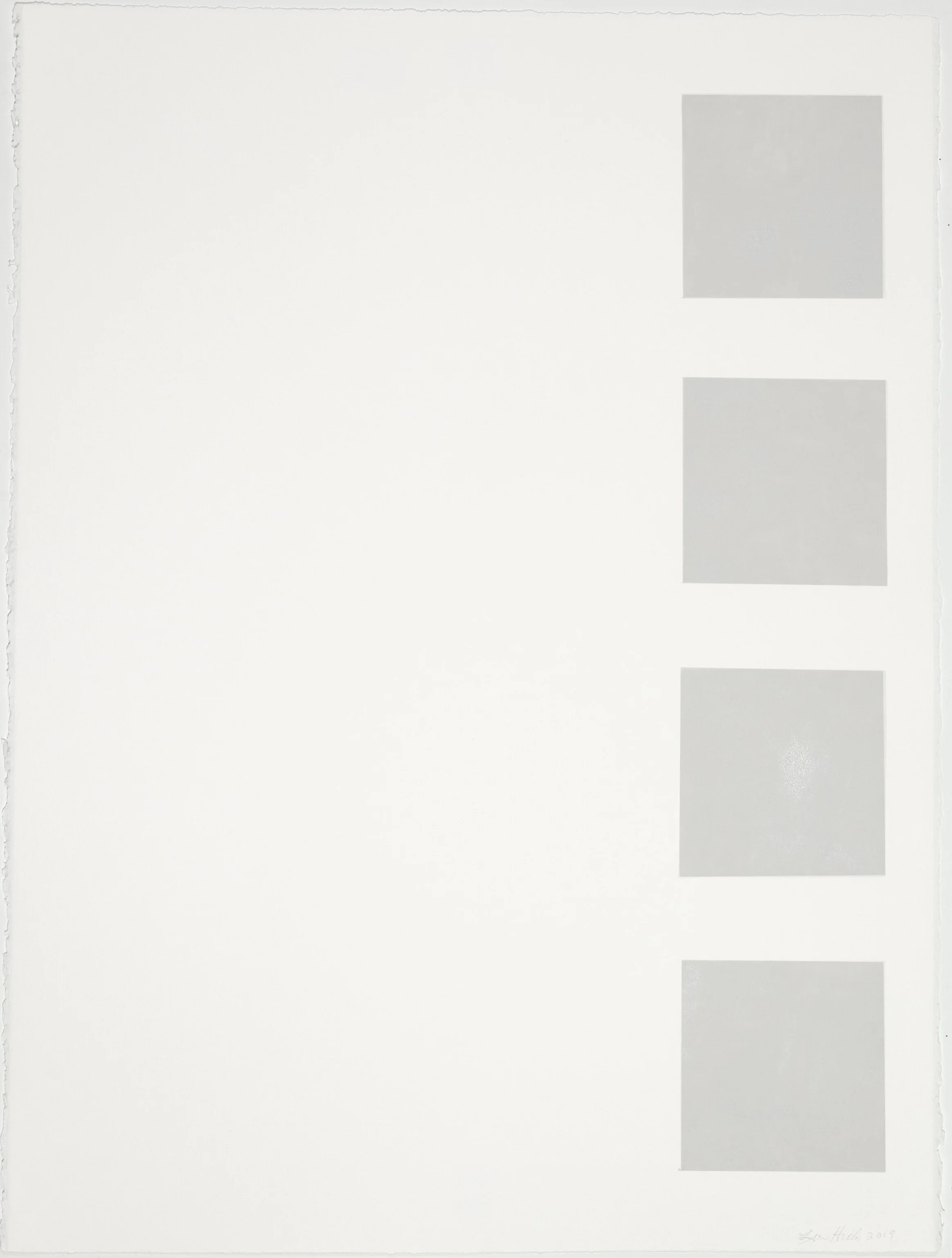 Untitled , 2019 Monotype Image and Paper Size: 22 x 30 inches