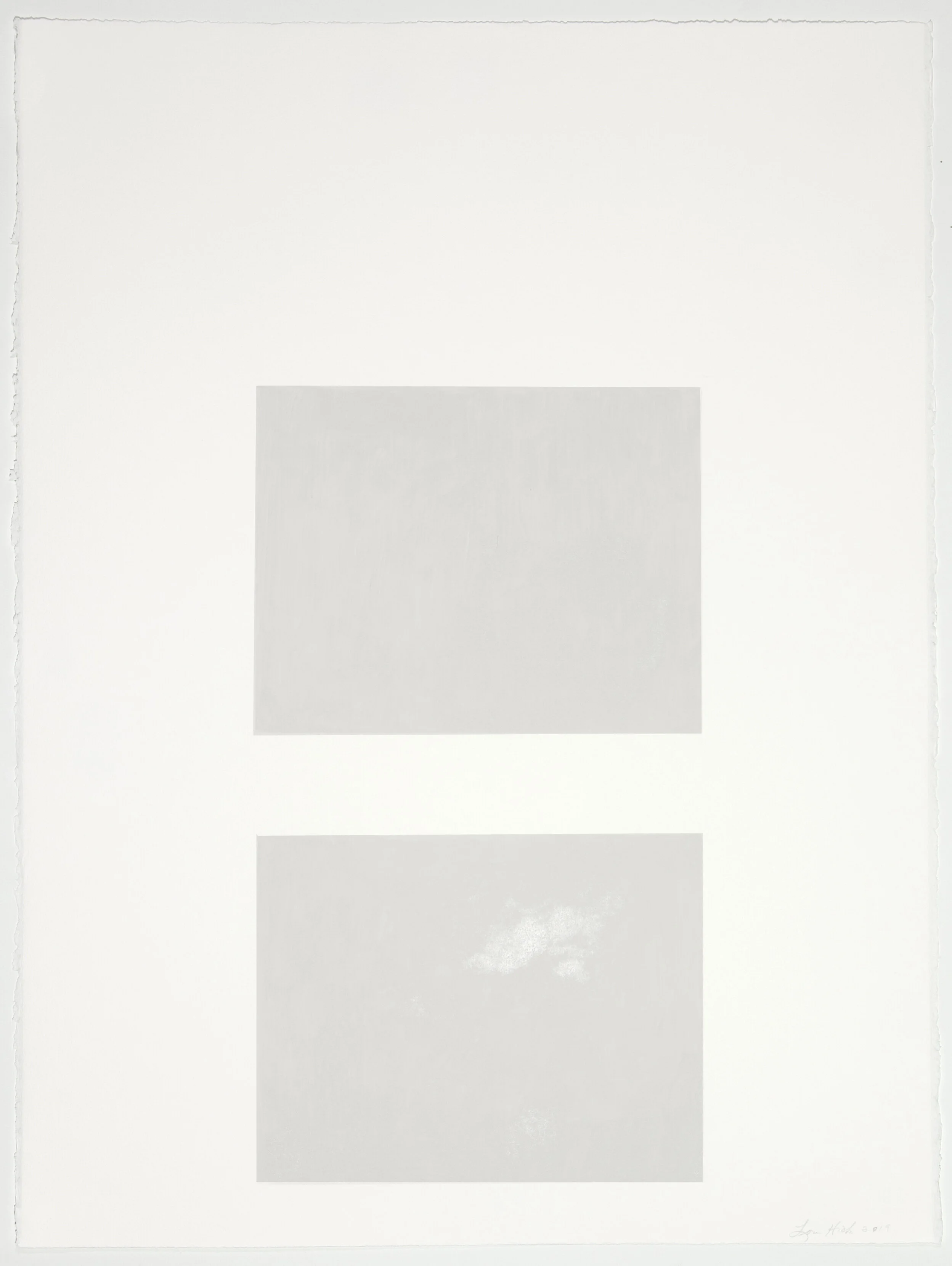 Untitled , 2019 Monotype Image and Paper Size: 22 x 30 inches
