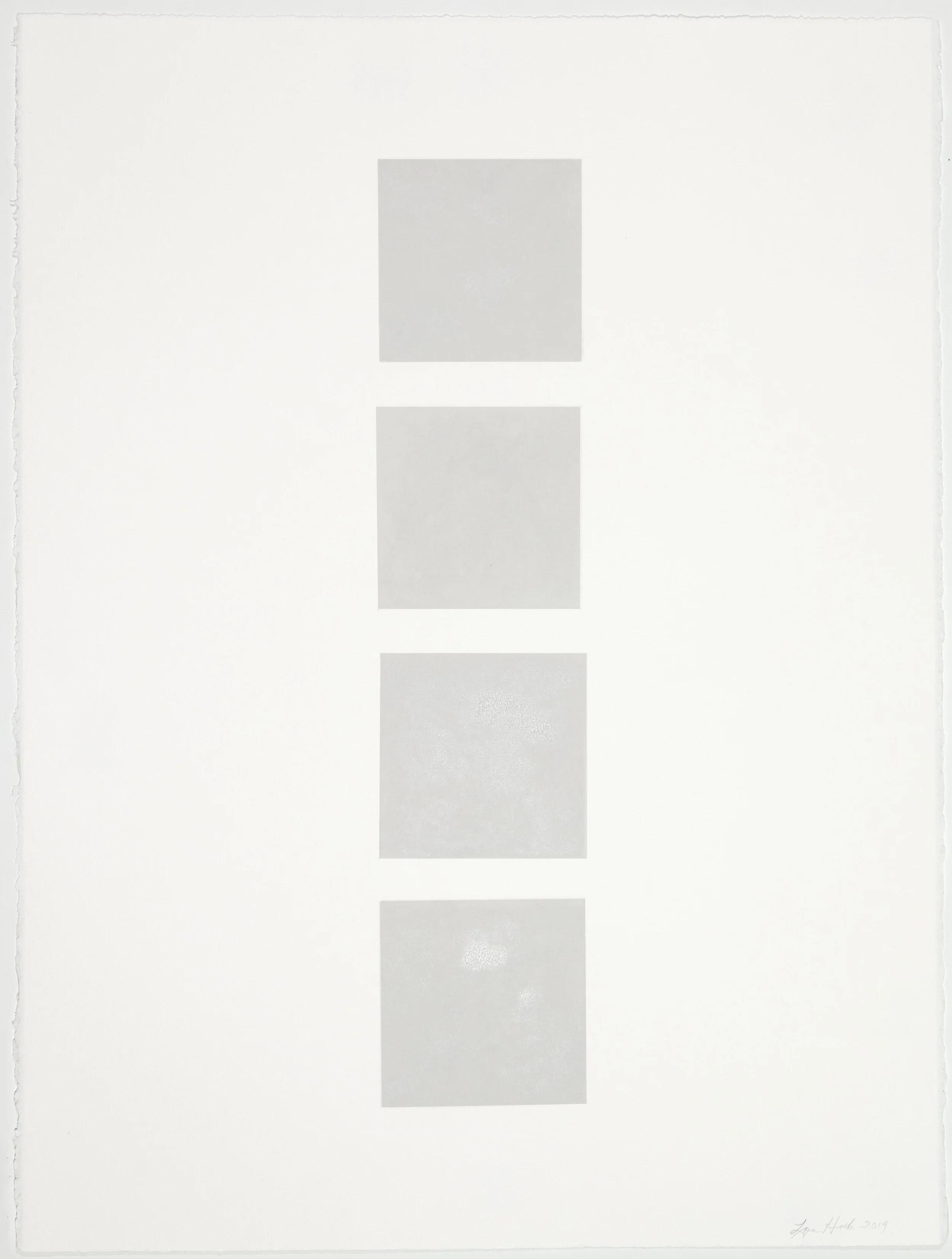 Untitled , 2019 Monotype Image and Paper Size: 22 x 30 inches
