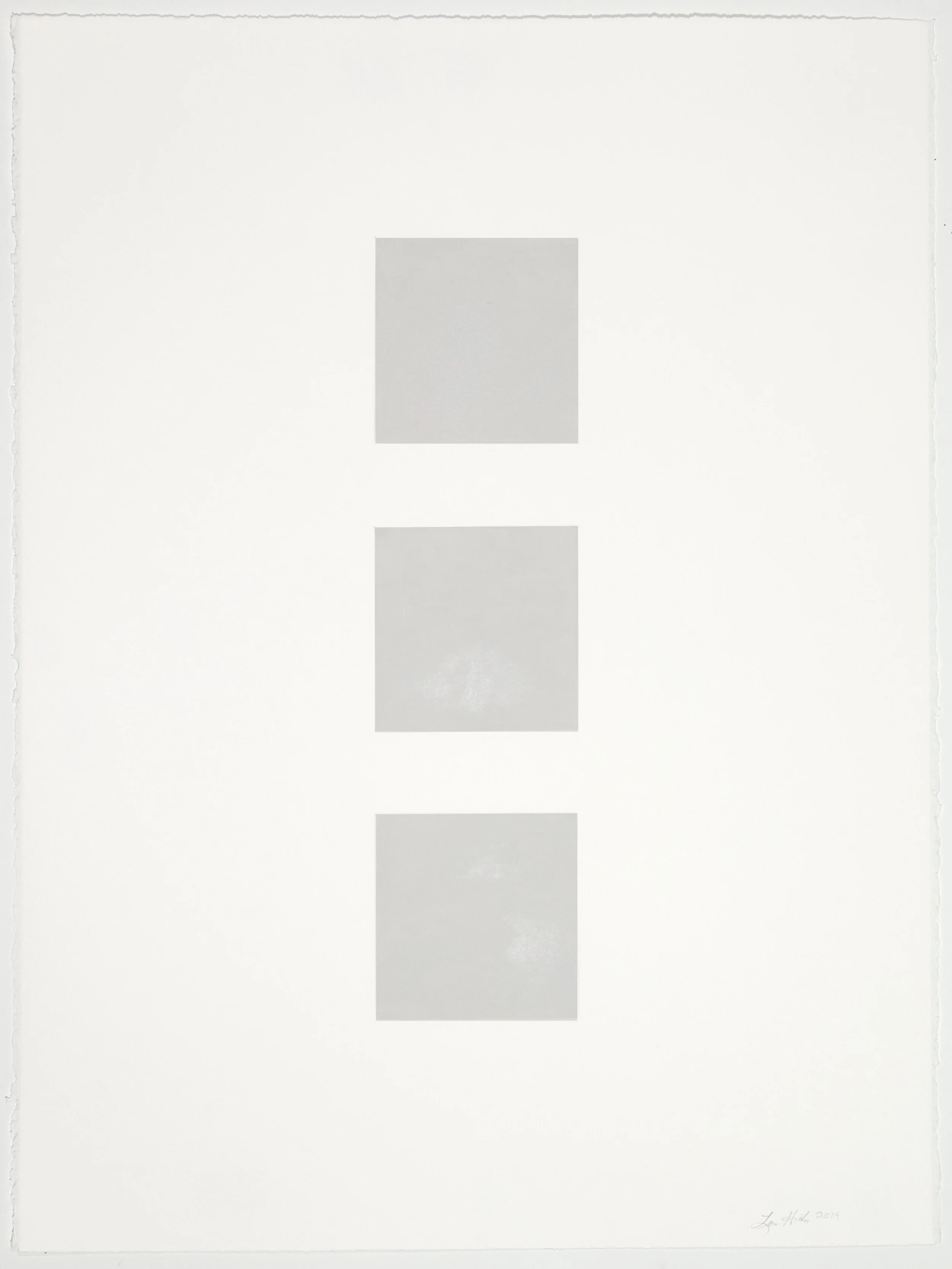 Untitled , 2019 Monotype Image and Paper Size: 22 x 30 inches