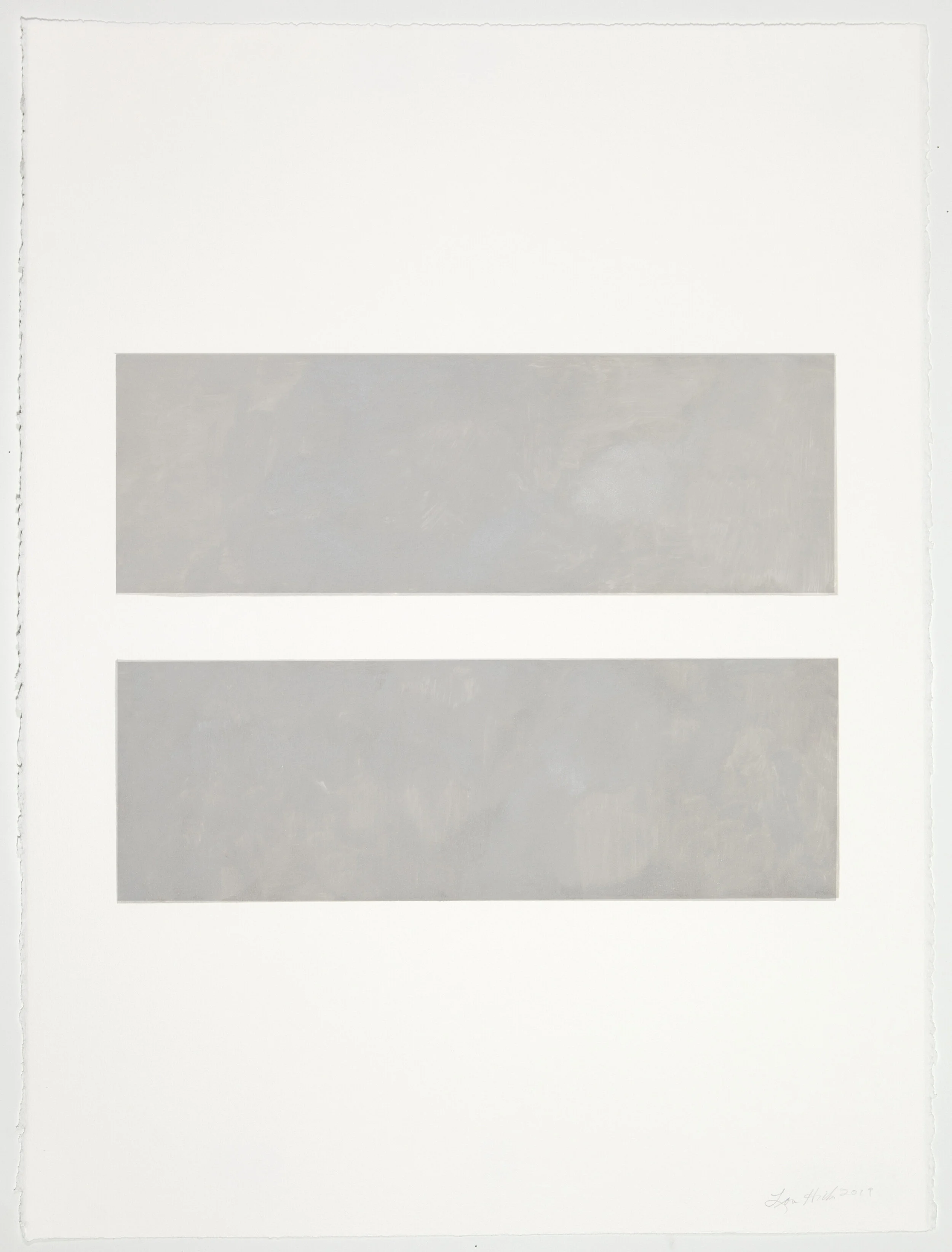 Untitled , 2019 Monotype Image and Paper Size: 22 x 30 inches