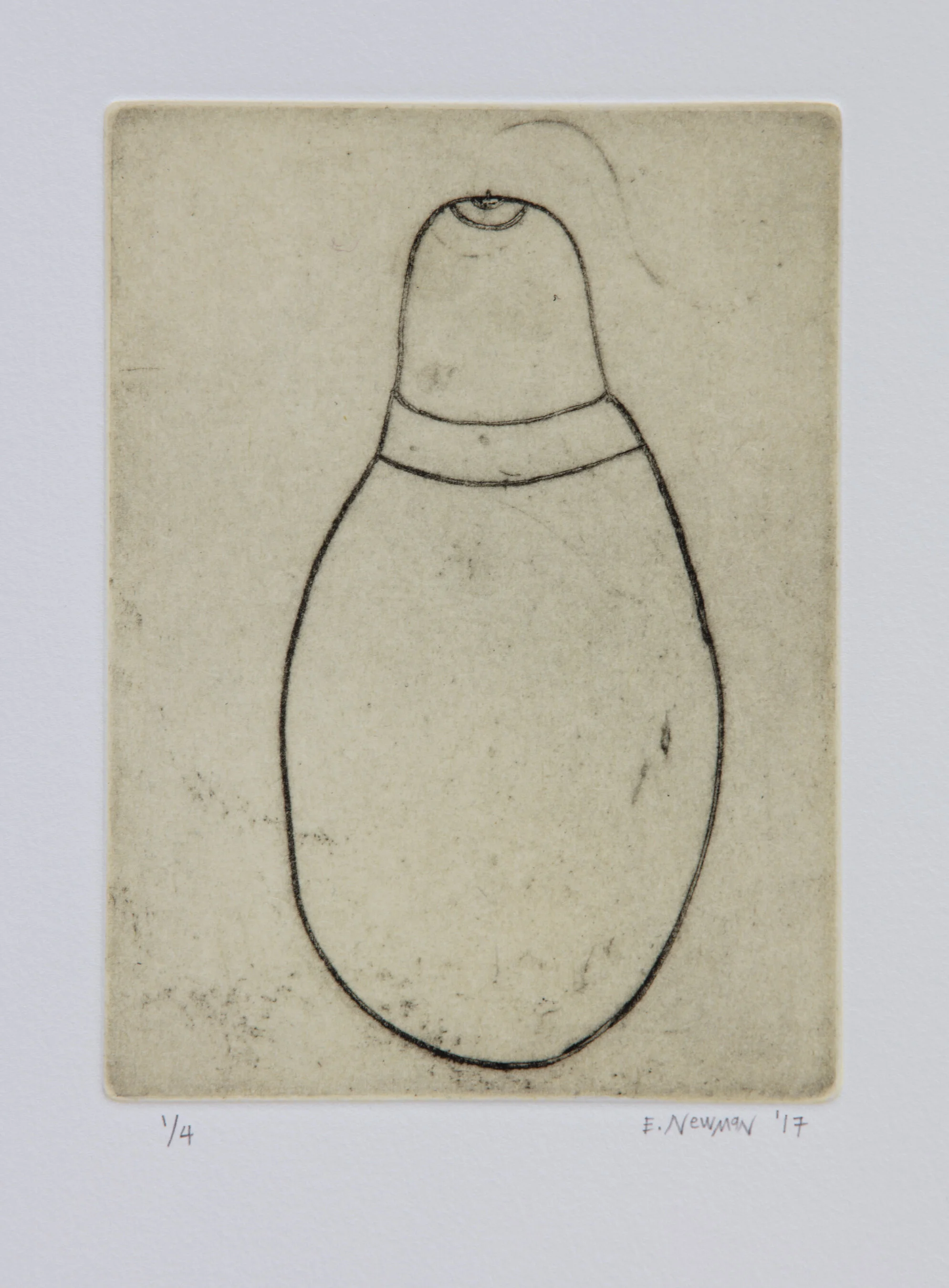   Tender Core I , 2017 Etching Image Size: 5.75 x 4.25 inches Paper Size: 15 x 11 inches Edition of 4 