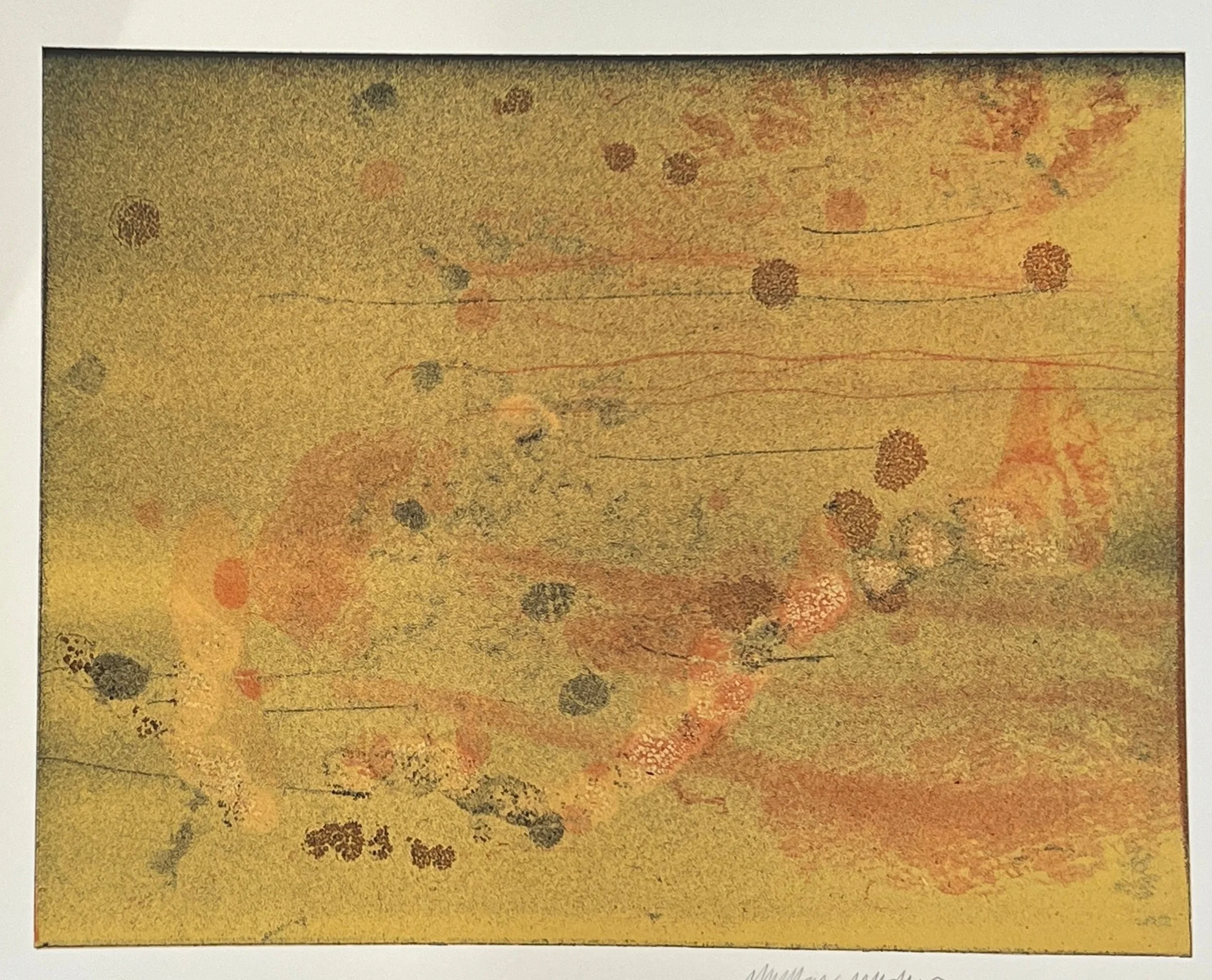   Untitled , 2005 Viscosity Monotype Image size: 12 x 18 inches Paper size: 30 x 22 inches 