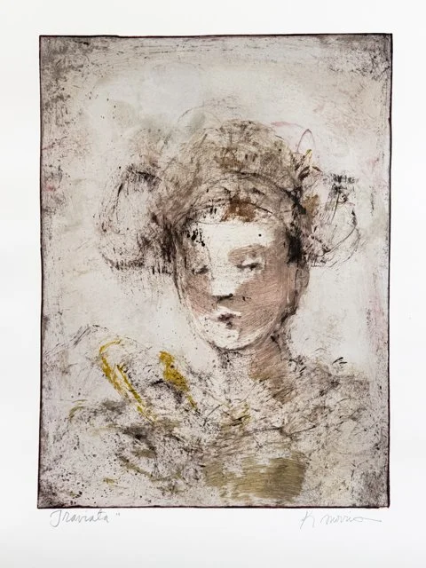 Traviata , 2001 Monotype Image size: 30 × 22.5 inches Paper size: 38 × 28.5 inches