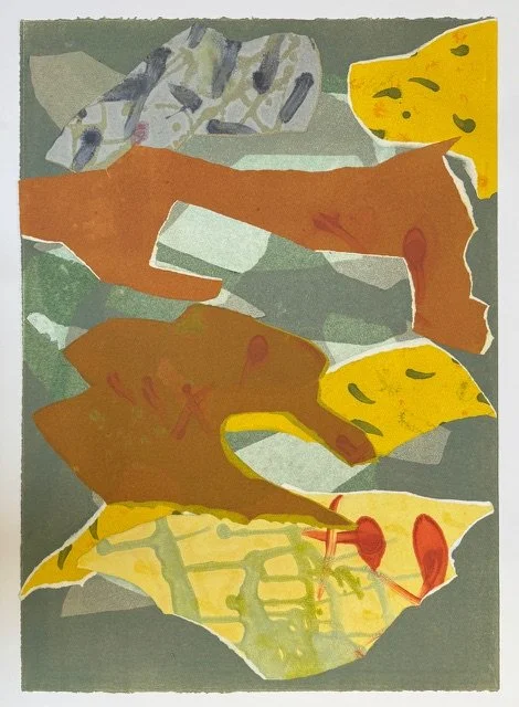 Ghost Print Revived , 2011 Monotype Image & paper size: 41.5 inches x 29.5 inches