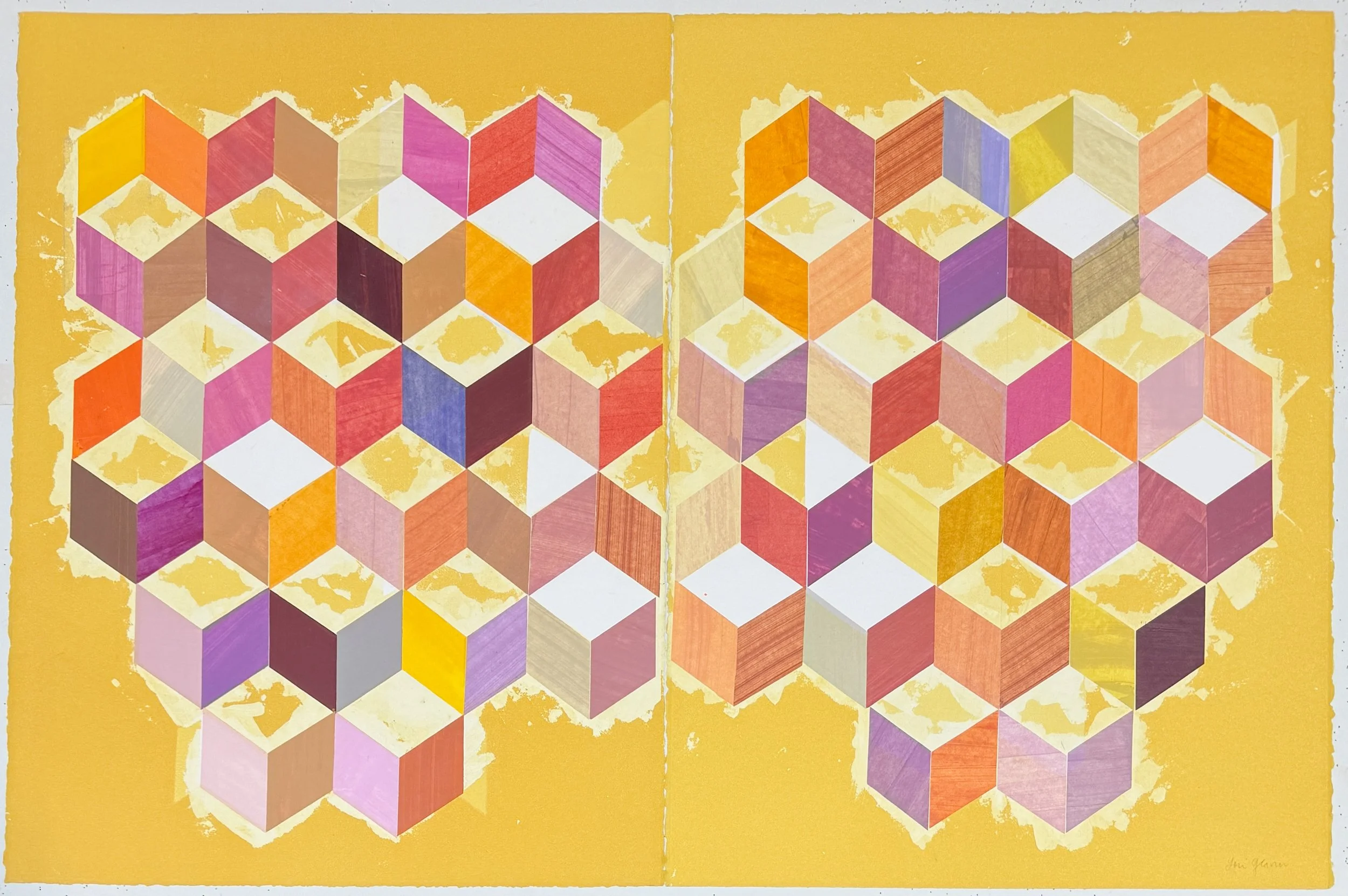   Untitled I , 2026 Monotype Image and Paper Size: 29 3/4 x 44 1/2 inches Unique 