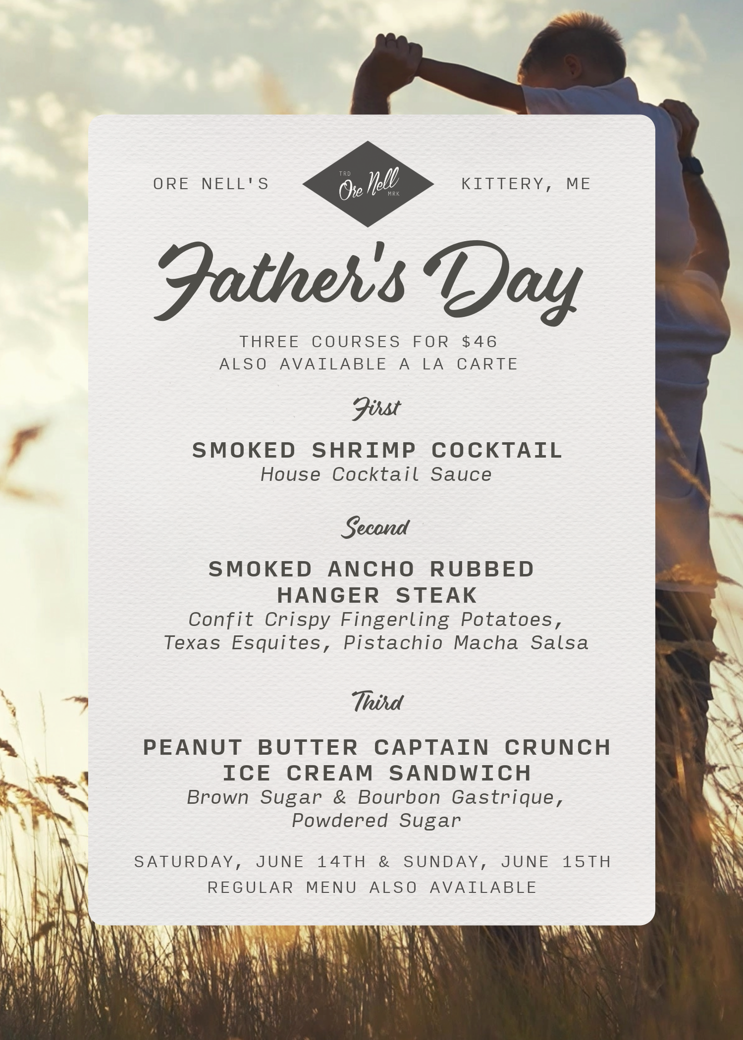 Father's Day at Ore Nell's