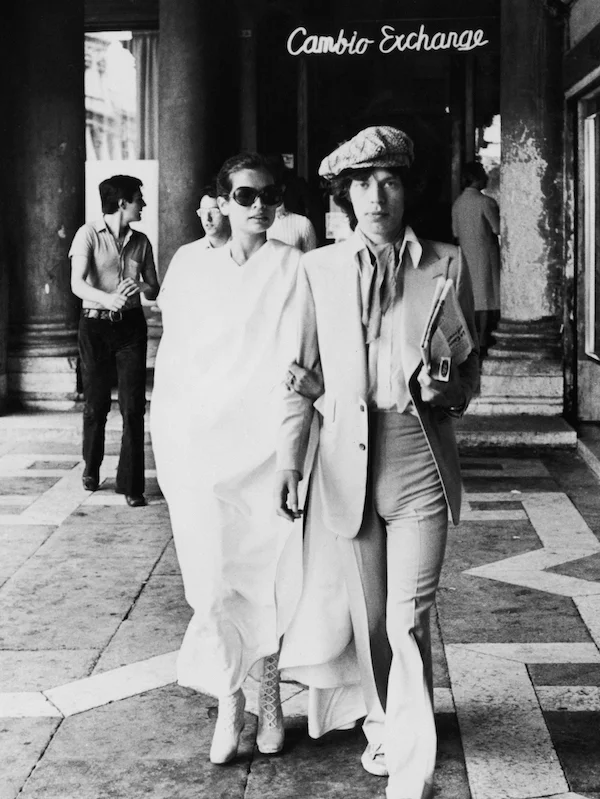 Mick and Bianca Honeymoon 1971 Getty Images