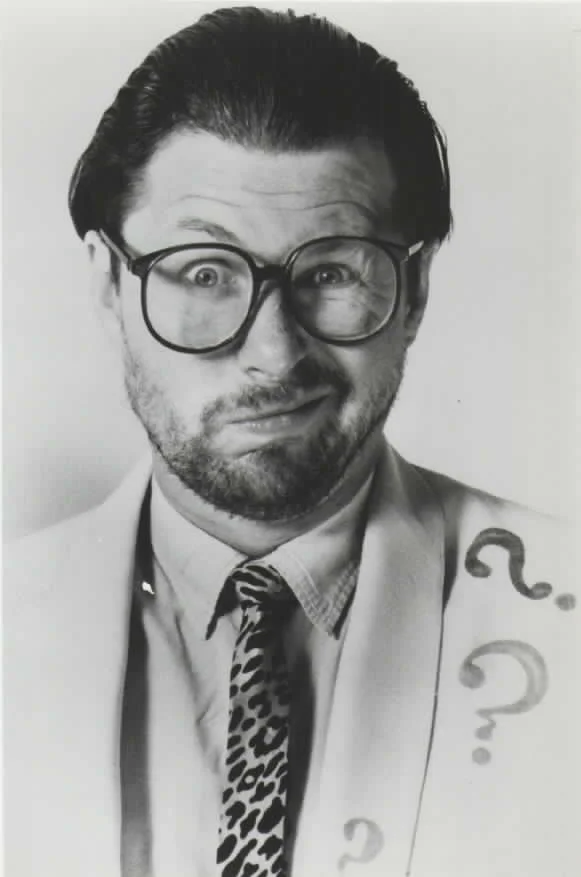 Bowery Poetry Founder Bob Holman in his signature Question Mark Jacket