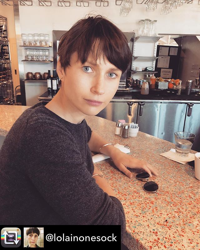 Director Sophie Ellsberg on the way to premiere this lady. 🖤 Repost from @lolainonesock - This bar counter. On the way to Hill Country Film Fest #HCFF #oldhabitsmovie #ladydirector #womenmakemovies