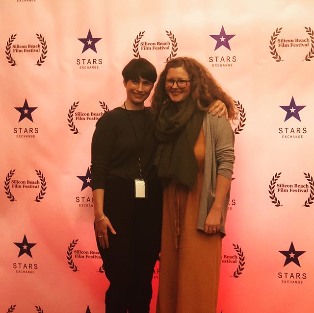 #tbt to LA AT Silicon Beach, @lolainonesock looking more uncomfortable with @alexodaly and slightly less uncomfortable with the lovely Theo, who she met on the flight and he actually came to the screening and isn’t that neat!?!