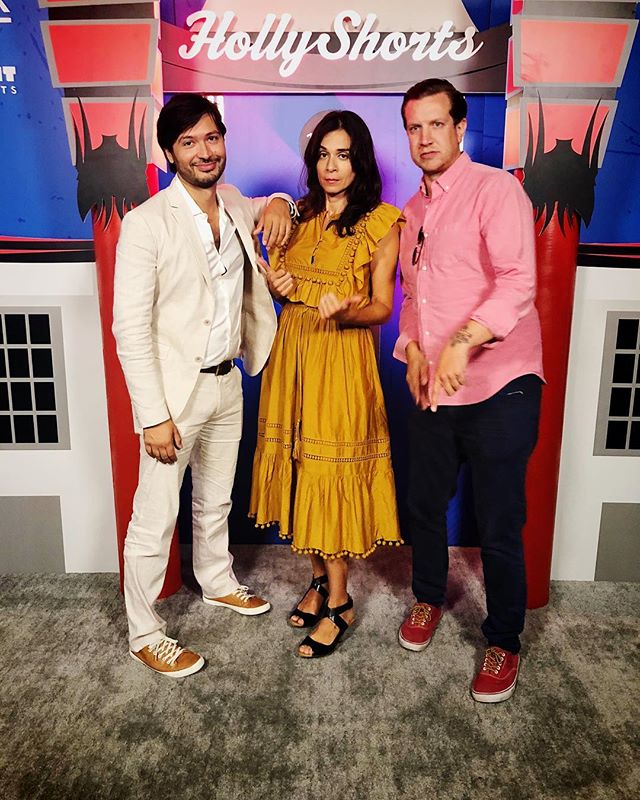 @themelissajackson @nikhilmelnechuk & @johnknipp repping #FEVAH at @hollyshorts. #dreamfestival.