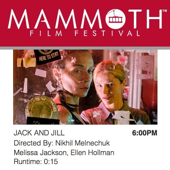 #JackandJill is an #OfficialSelection at the inaugural @mammothfilmfestival! We screen 6pm Saturday, Feb. 10th in the ‘Drama Shorts’ block at #minaretcinemas. Thanks to @tannerbeard @_theodumont @tomikm, and Nicole Castro! #MammothFF #womeninfilm #jackandjillarecoming