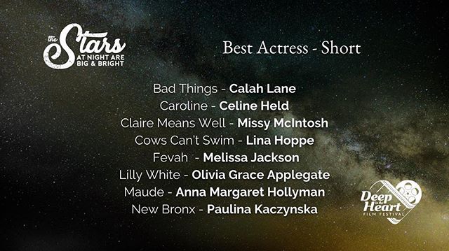 Melissa Jackson (@themelissajackson) has been nominated for BEST ACTRESS at @deepintheheartff for her portrayal of “Indira” in @randalldottin’s #FEVAH!