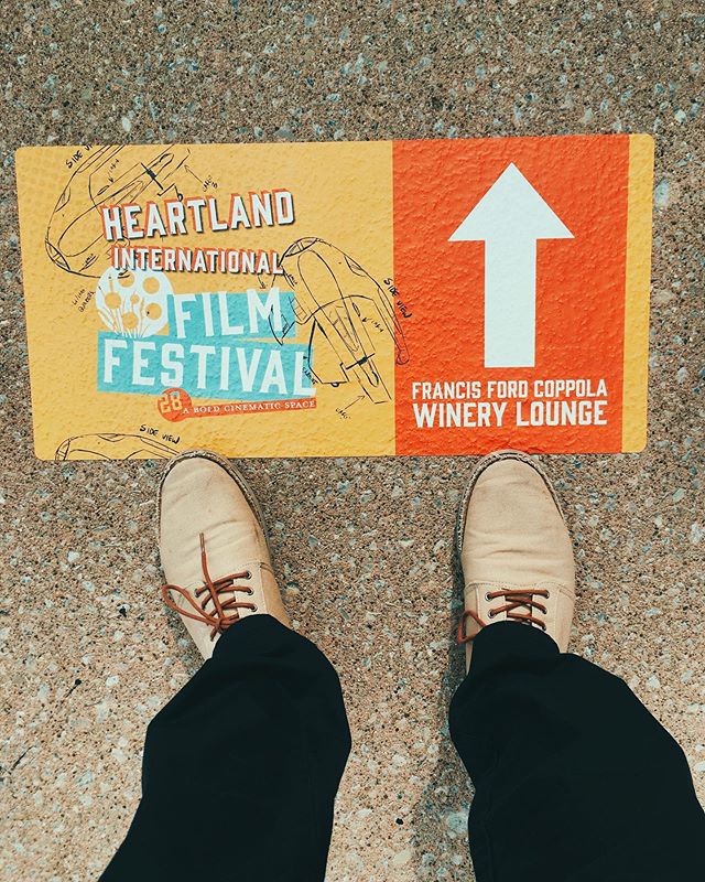 We’re here @heartlandfilm, just following the signs to @coppolawine... come see #DONTBENICEmovie at 10:20am Friday, Oct. 11th & 5:15pm Saturday, Oct. 19th. #heartlandfilmfestival #DONTBENICE