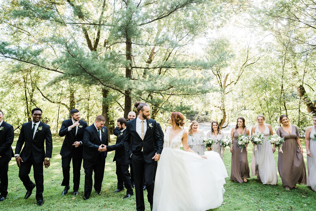 Earthy Tones and Hipster Vibes Wedding at Riverdale Manor in Lancaster, PA