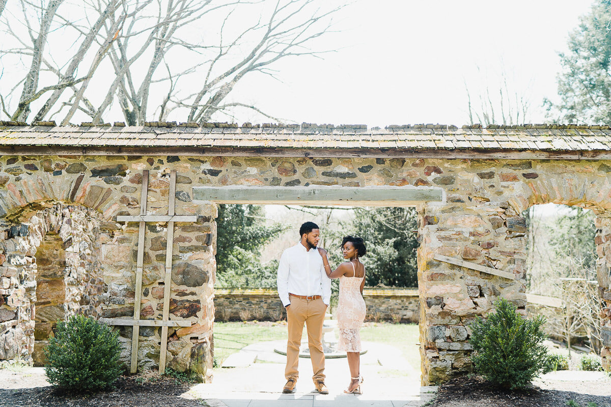 Ridley Creek State Park just outside of Philadelphia was the perfect spot for Dominique and Devon’s engagement session by photographer Anthony Page
