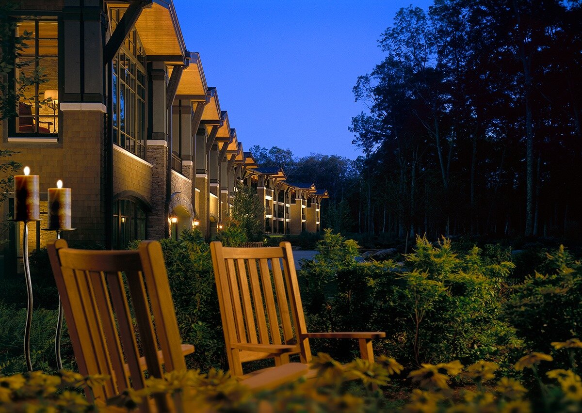 Pennsylvania Honeymoon destinations for a weekend getaway. The Lodge at Woodloch located in Hawley.