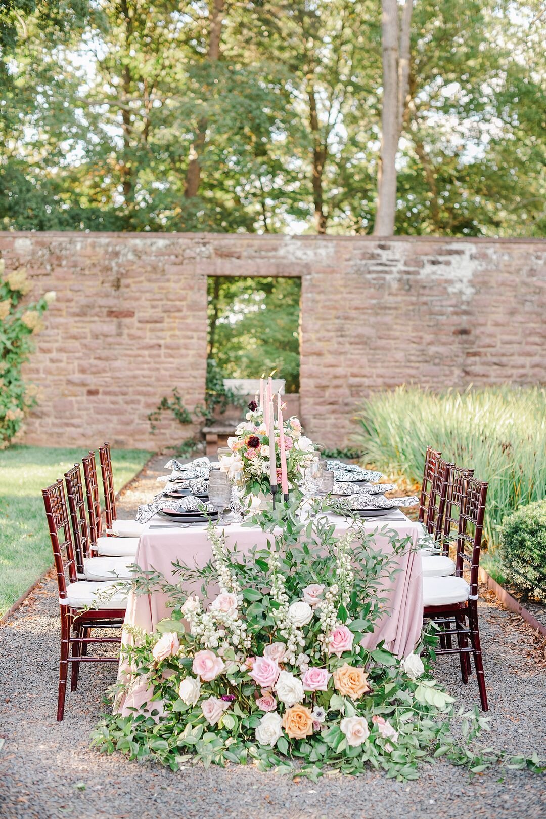 A Romantic Late Summer Garden Wedding at Tyler Gardens in Newtown, Pennsylvania
