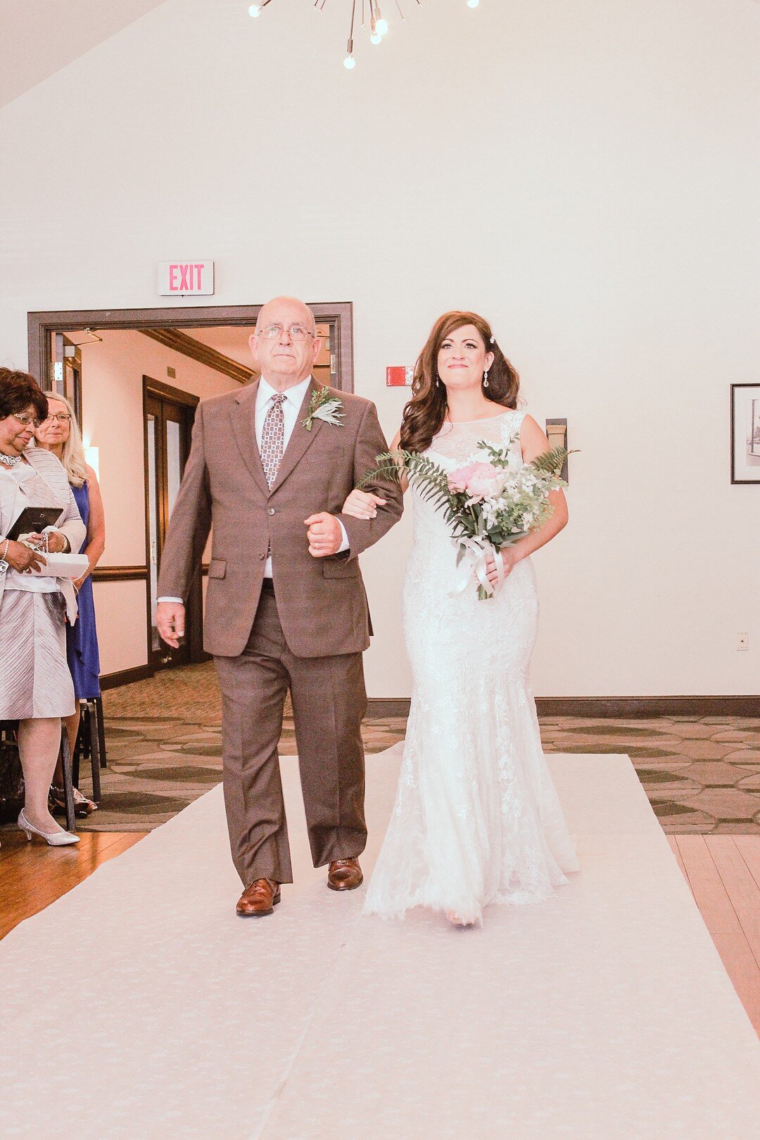 Nestled in Gibsonia, Pennsylvania- The Treesdale Golf &amp; Country Club provided the lush setting for the wedding day. Photographed by Aly Brooke Photography.