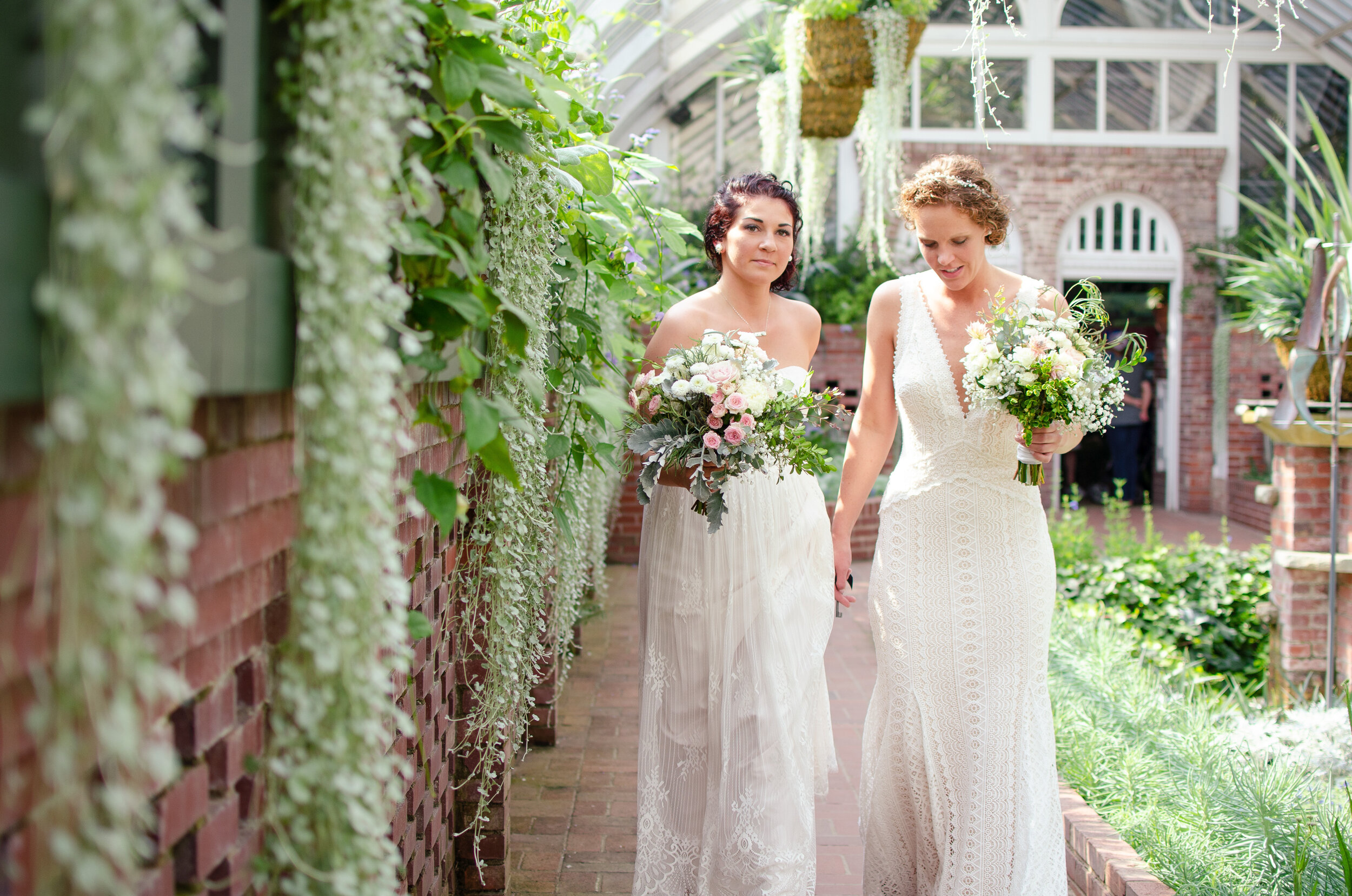 Erin and Jessica's Fabulously Floral Wedding at Phipps Conservatory