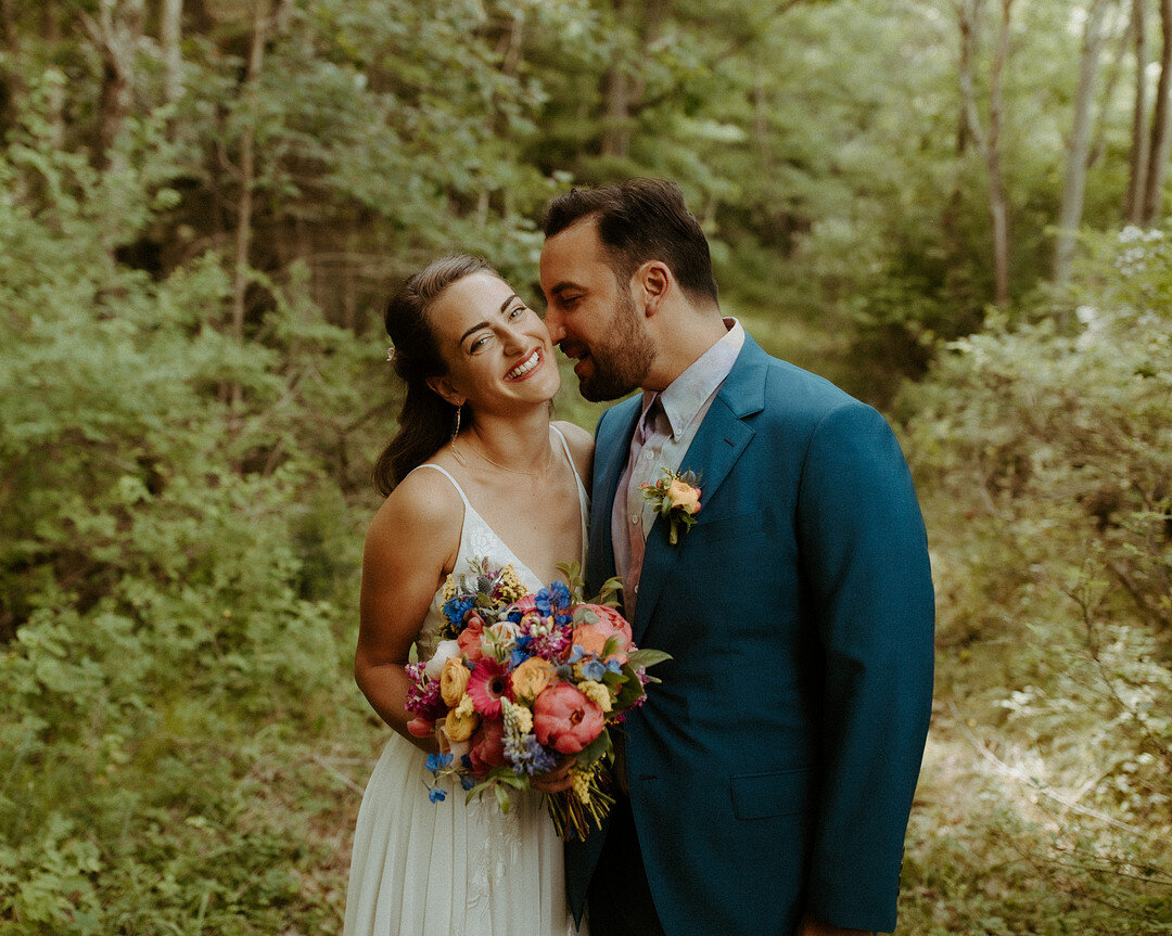 Levi and Amy were determined to get married on the summer solstice, the day that they met years earlier. They had their closest friends and family gather on a beautiful private pond in Northeast Pennsylvania.