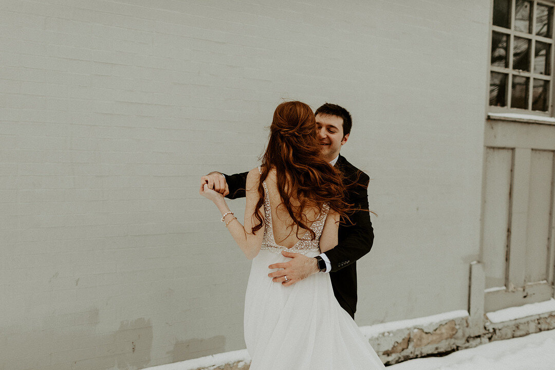 Leap Day Winter Wedding in Erie, PA