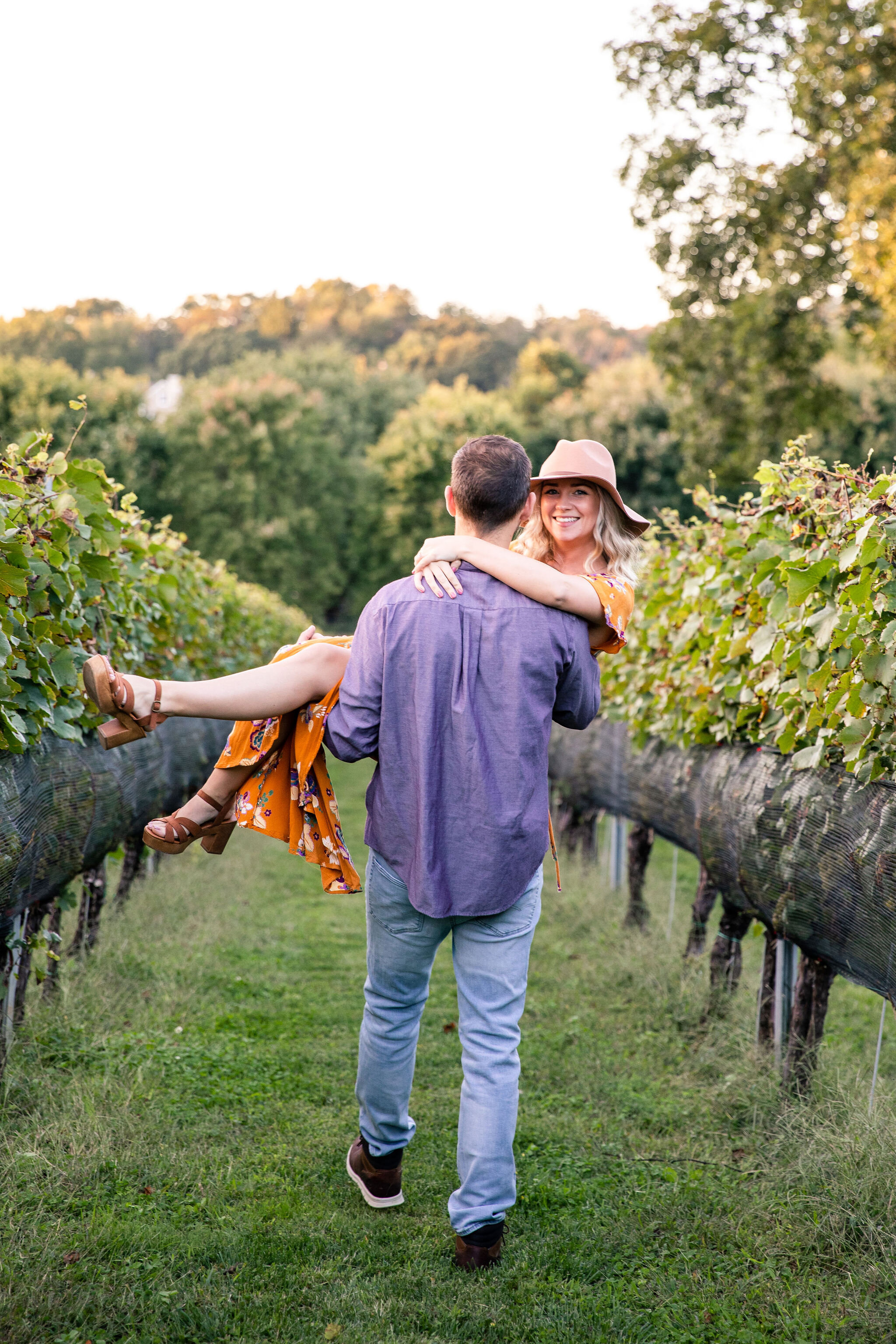 Rachel and Devyn had to cancel her planned 2020 wedding so instead their photographer suggested an engagement shoot on that day instead. Needless to say it was a wonderful idea. Photographed at Galer Estate Vineyard &amp; Winery by Philadelphia wedd…