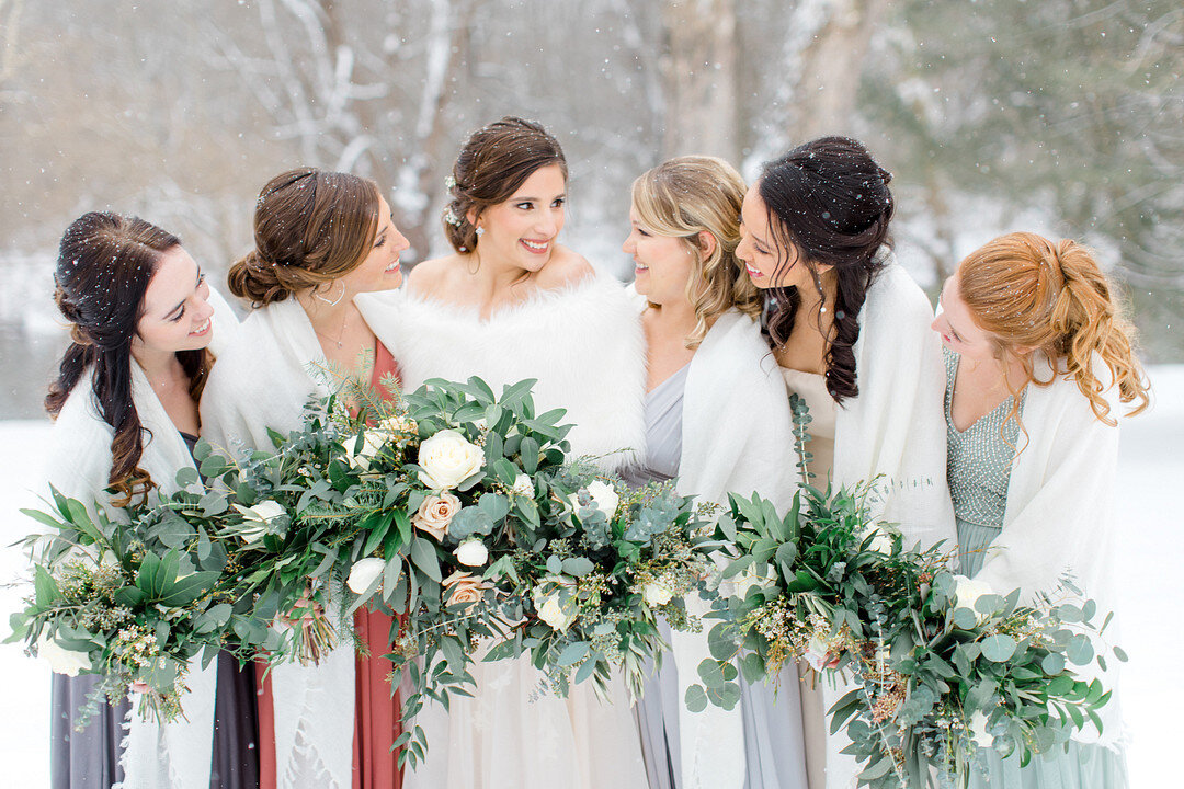 Shelly and Steve's Whimsical Winter Wedding at Riverdale Manor