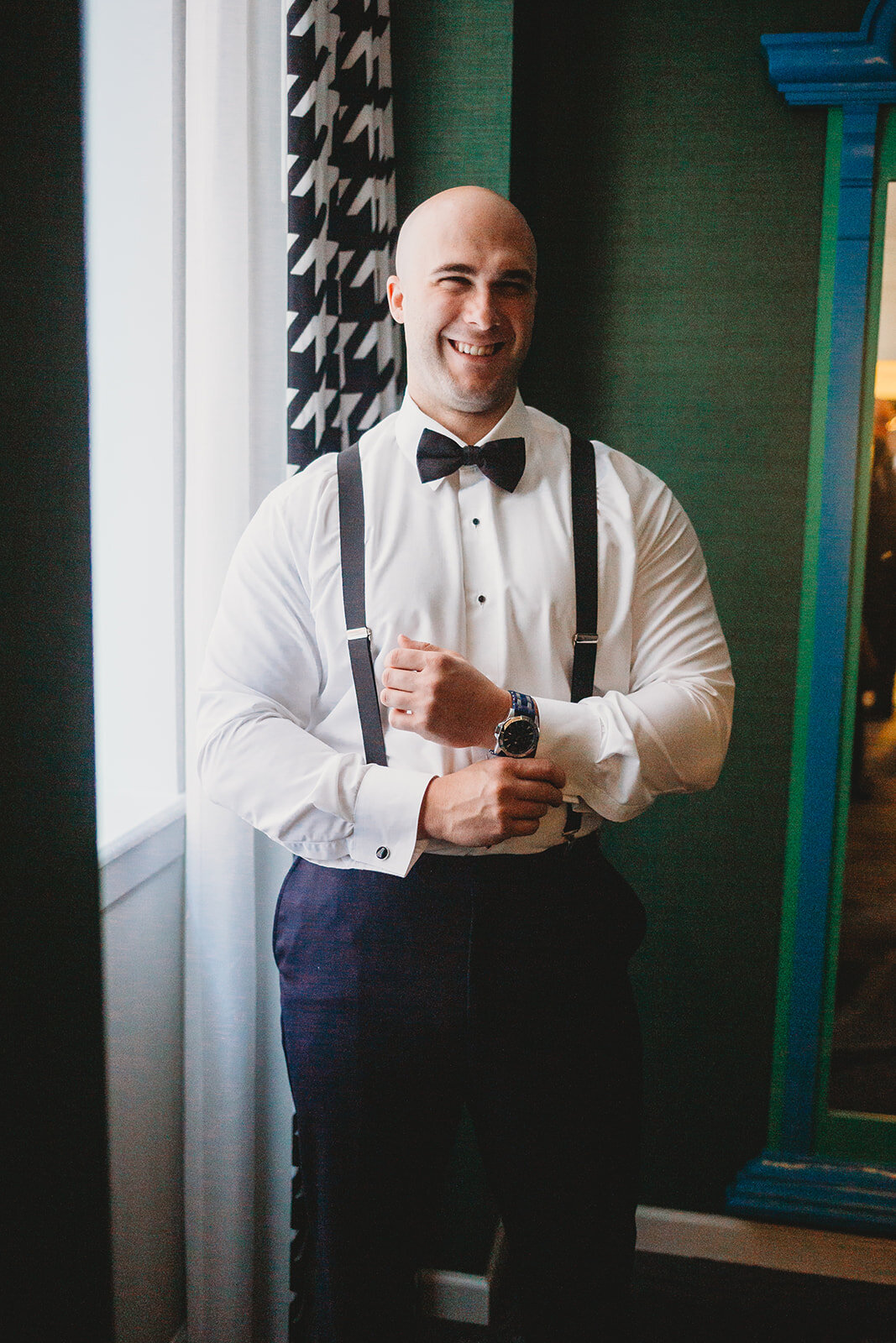 Emily and Kyle's Luxe Burgundy and Sapphire Fall Wedding at LeMont Restaurant 