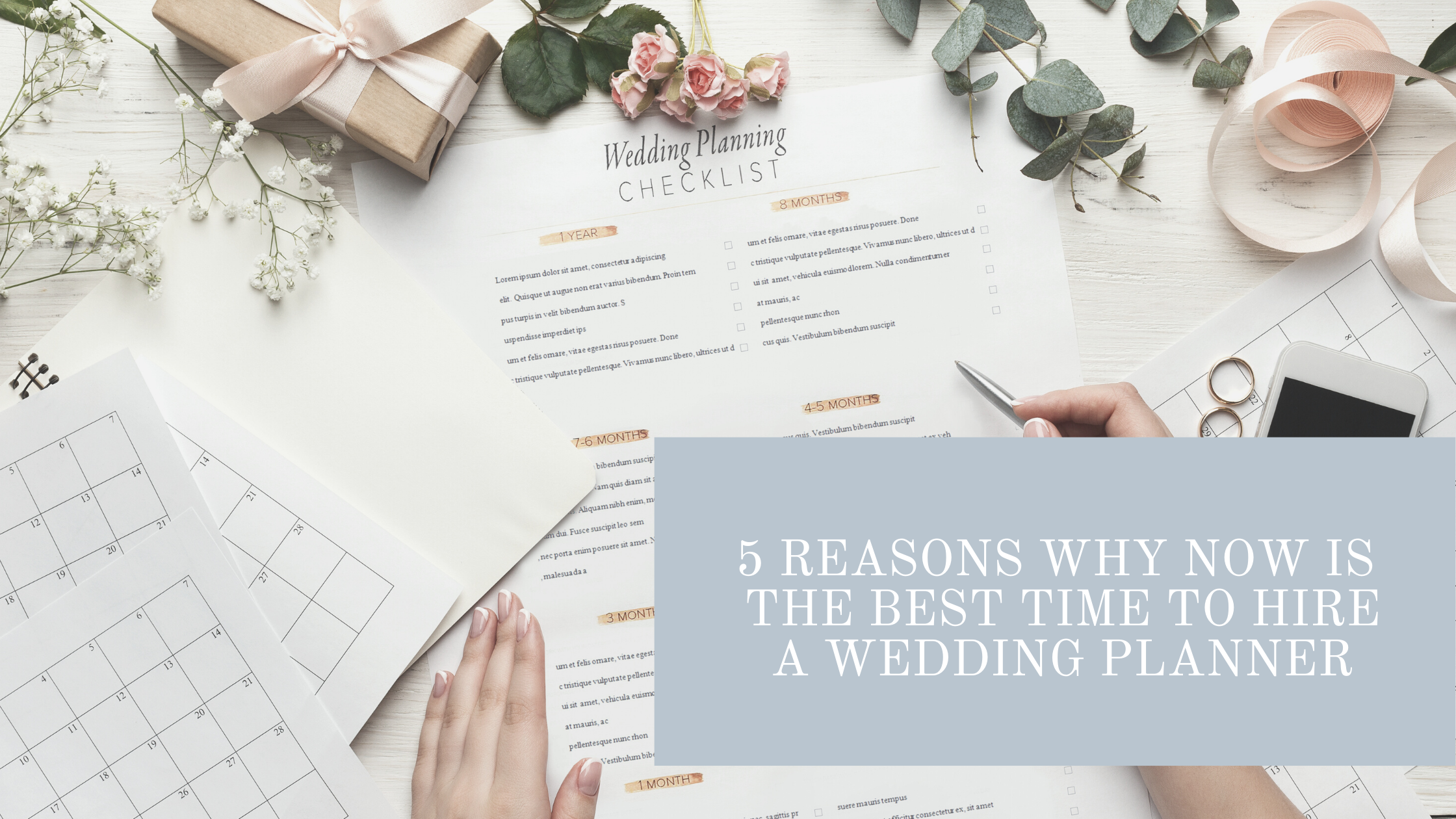 5 reasons why now is the best time to hire a wedding planner