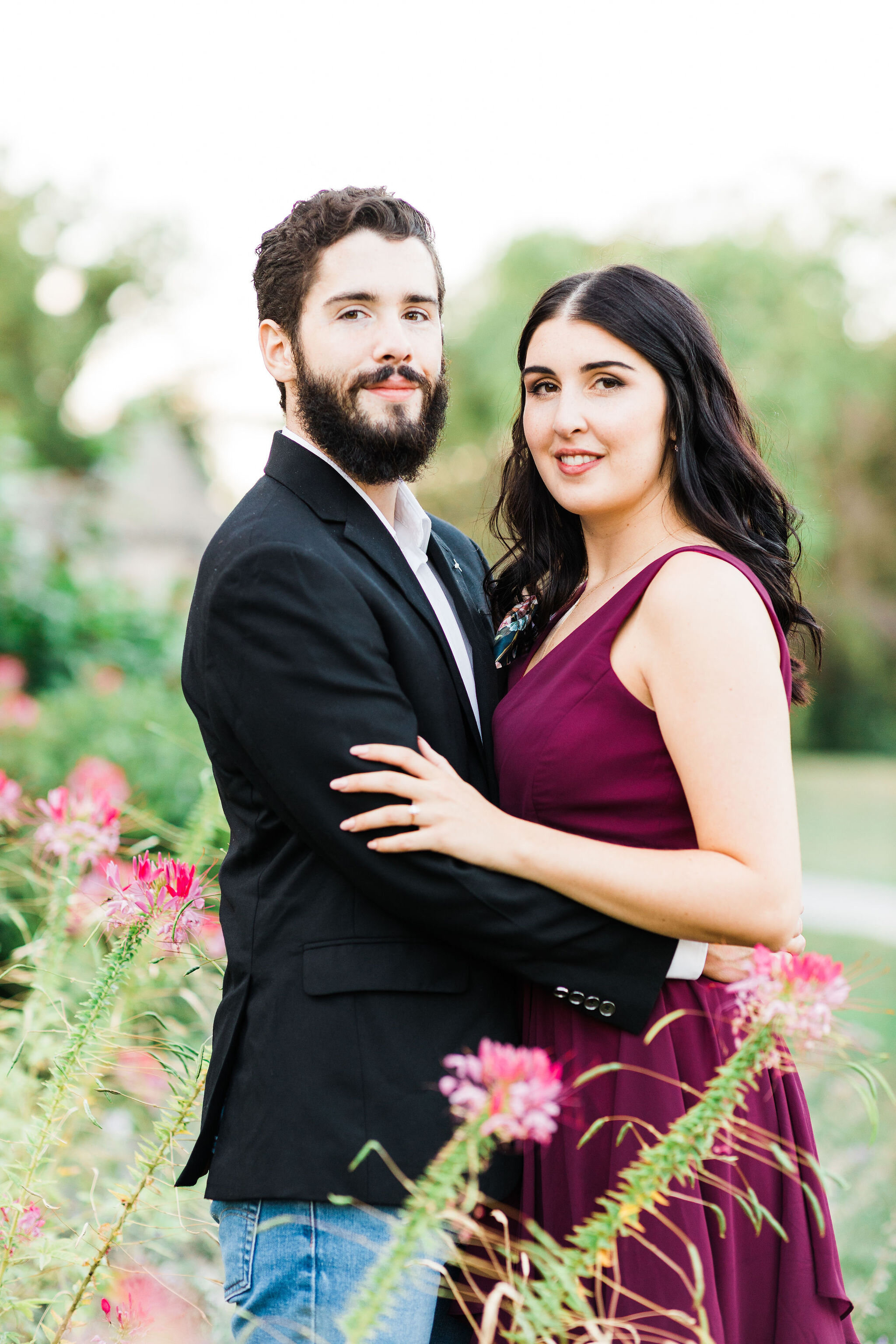 College Sweethearts Kayla and Jim's Romance Filled Engagement Session At Hartwood Acres Mansion