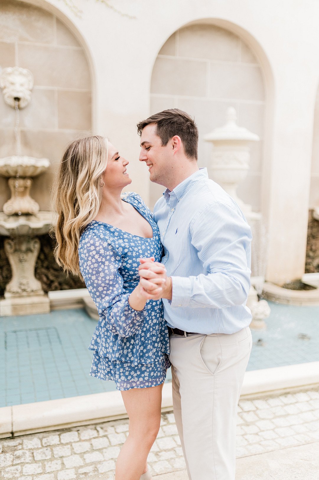 A Tuscan Inspired Engagement Session at Philadelphia’s Longwood Gardens