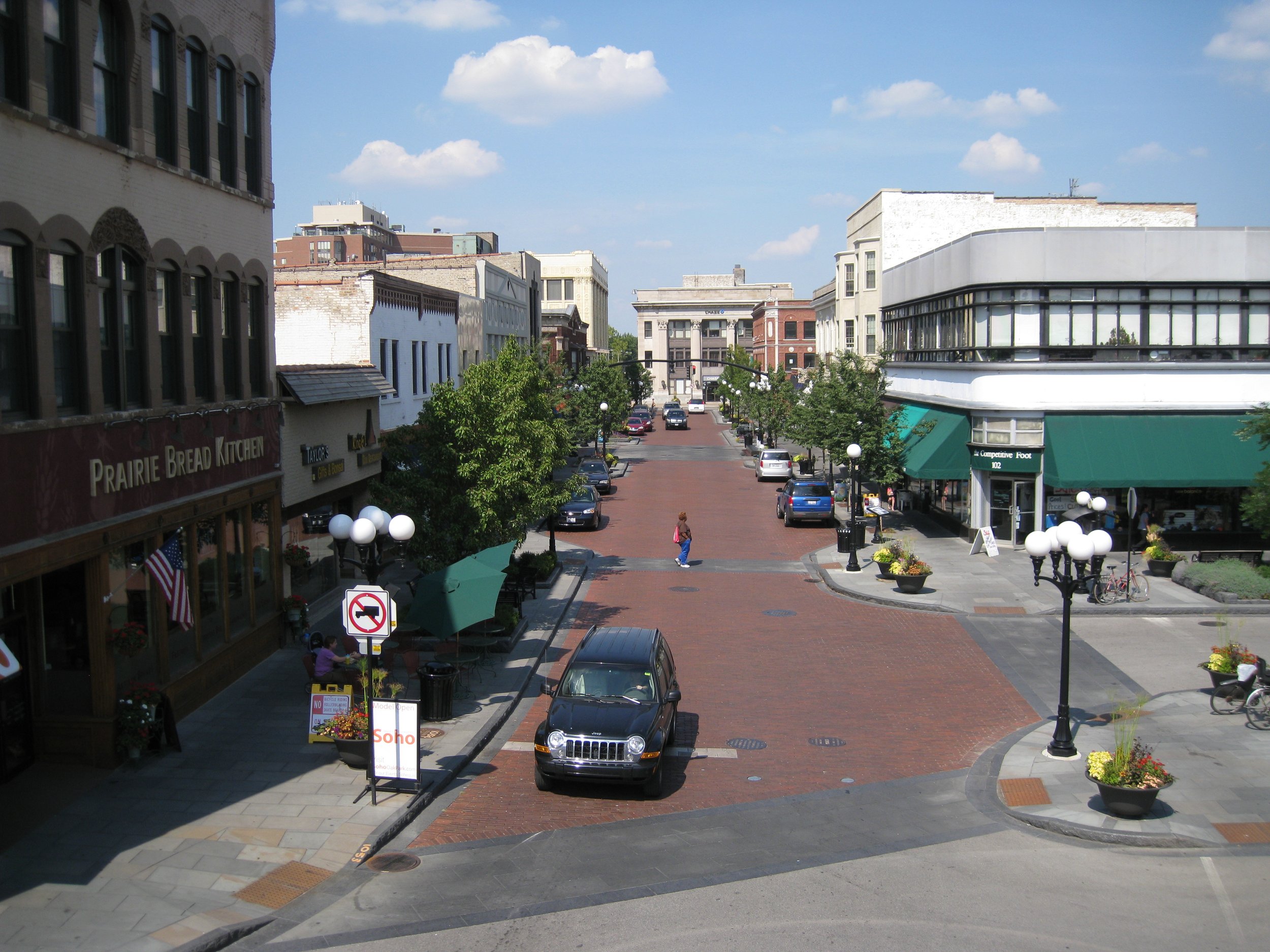 Marion Street, Downtown Oak Park Illinois - After