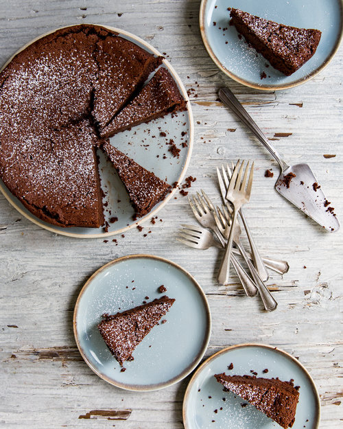 Flourless Chestnut Chocolate Torte