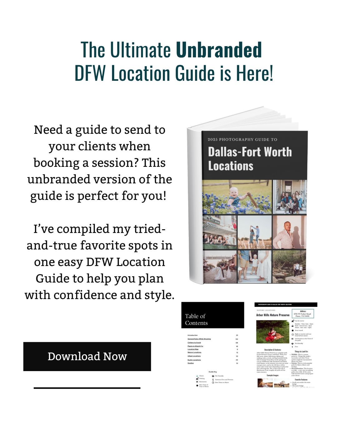 The Ultimate 2025 DFW Location Guide for Photographers and Their ...