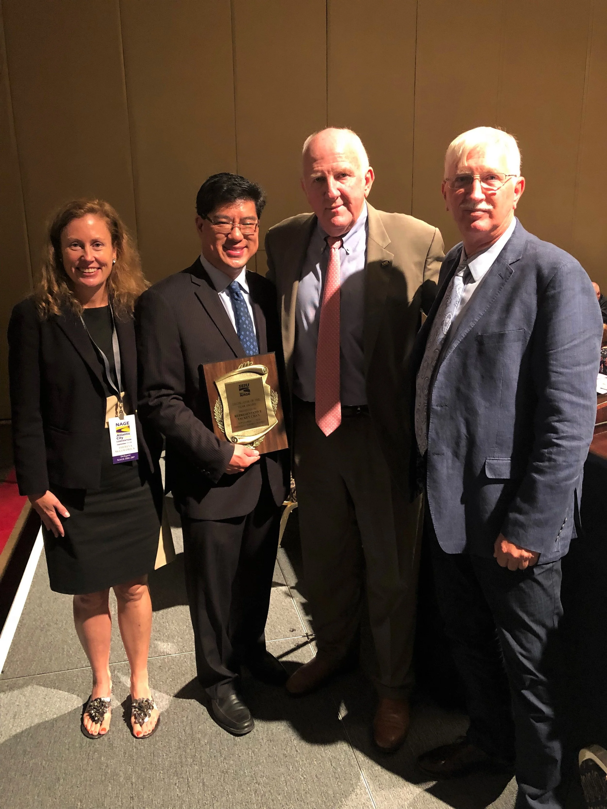 Rep. Tackey Chan Named NAGE 2018 ‘Legislator of the Year’