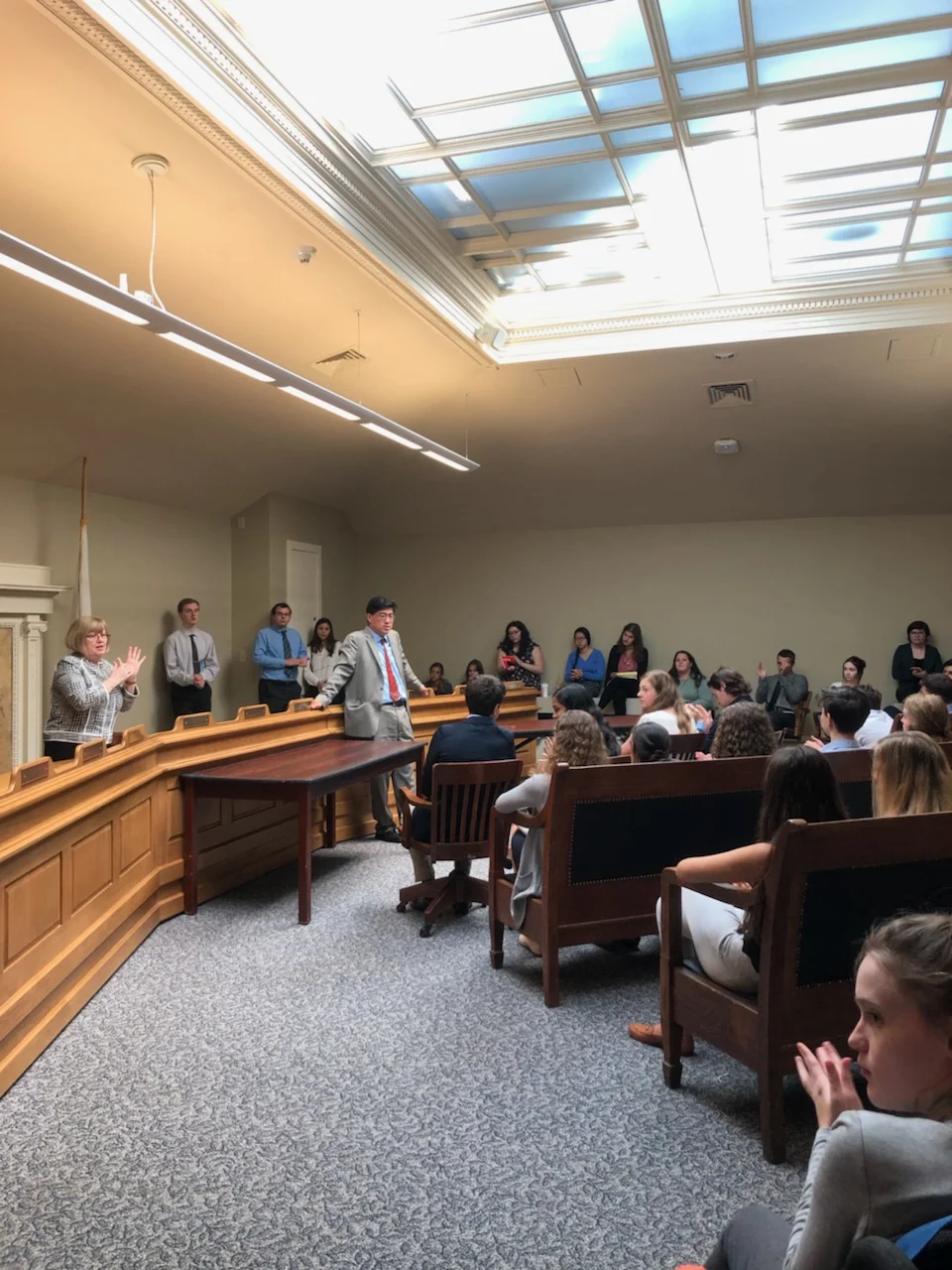 Speaking to the State House Interns as a guest to the 2019 State House Intern Speaker Series