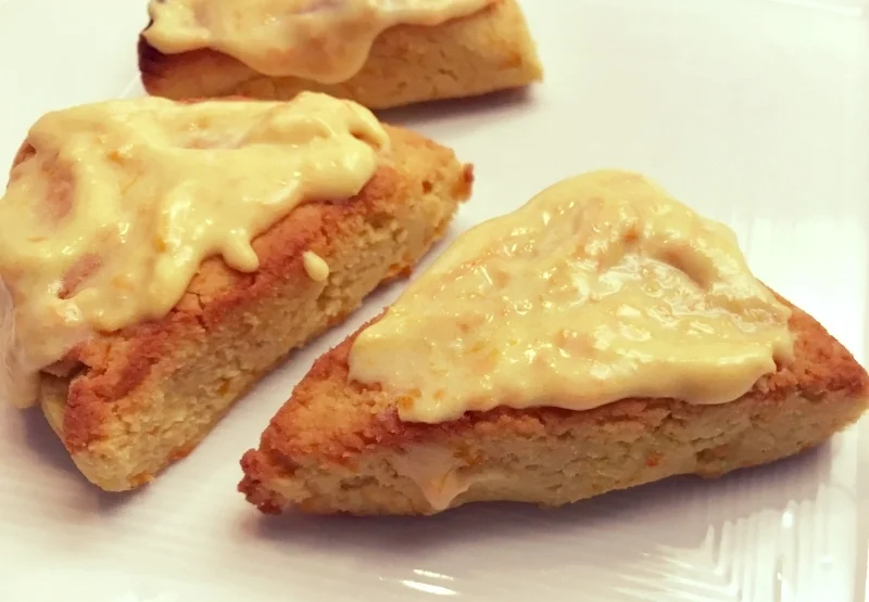 Low Carb Citrus Cream Scones
