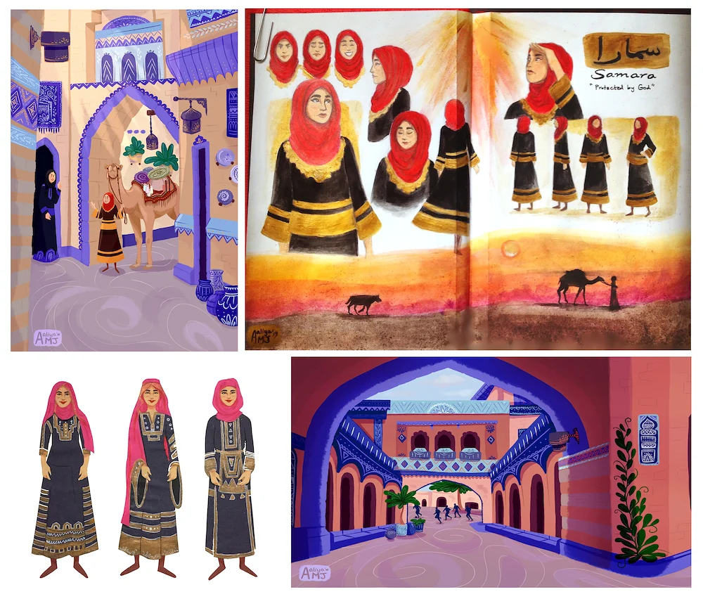 Little Red Riding Hood set in Arabia