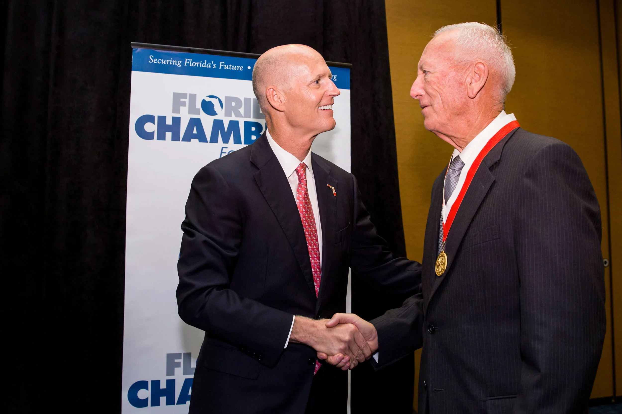 During the Florida Chamber Foundation’s 2016 Military, Defense & Veterans Opportunities Summit.