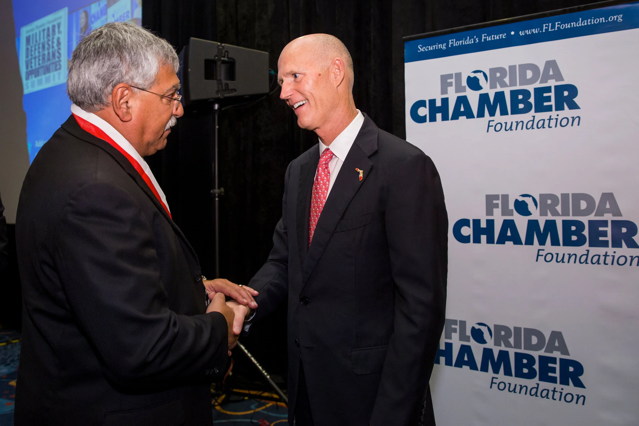 During the Florida Chamber Foundation’s 2016 Military, Defense & Veterans Opportunities Summit.