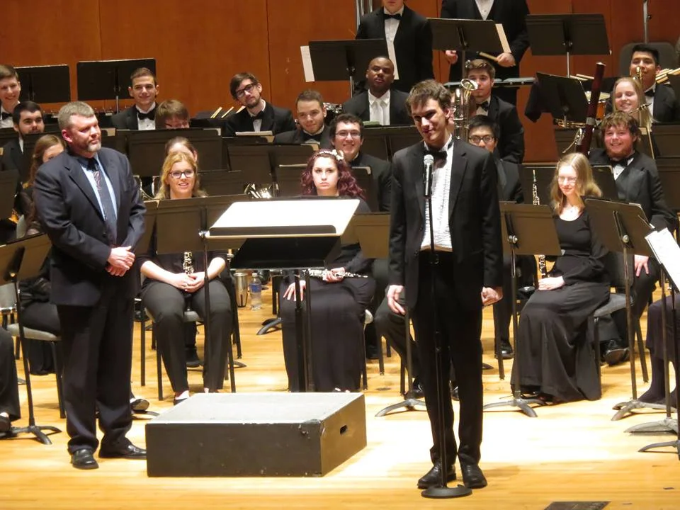 Introducing Granite Flower with the Fredonia Concert Band and Raymond Stewart. Fredonia, NY 2/25/16