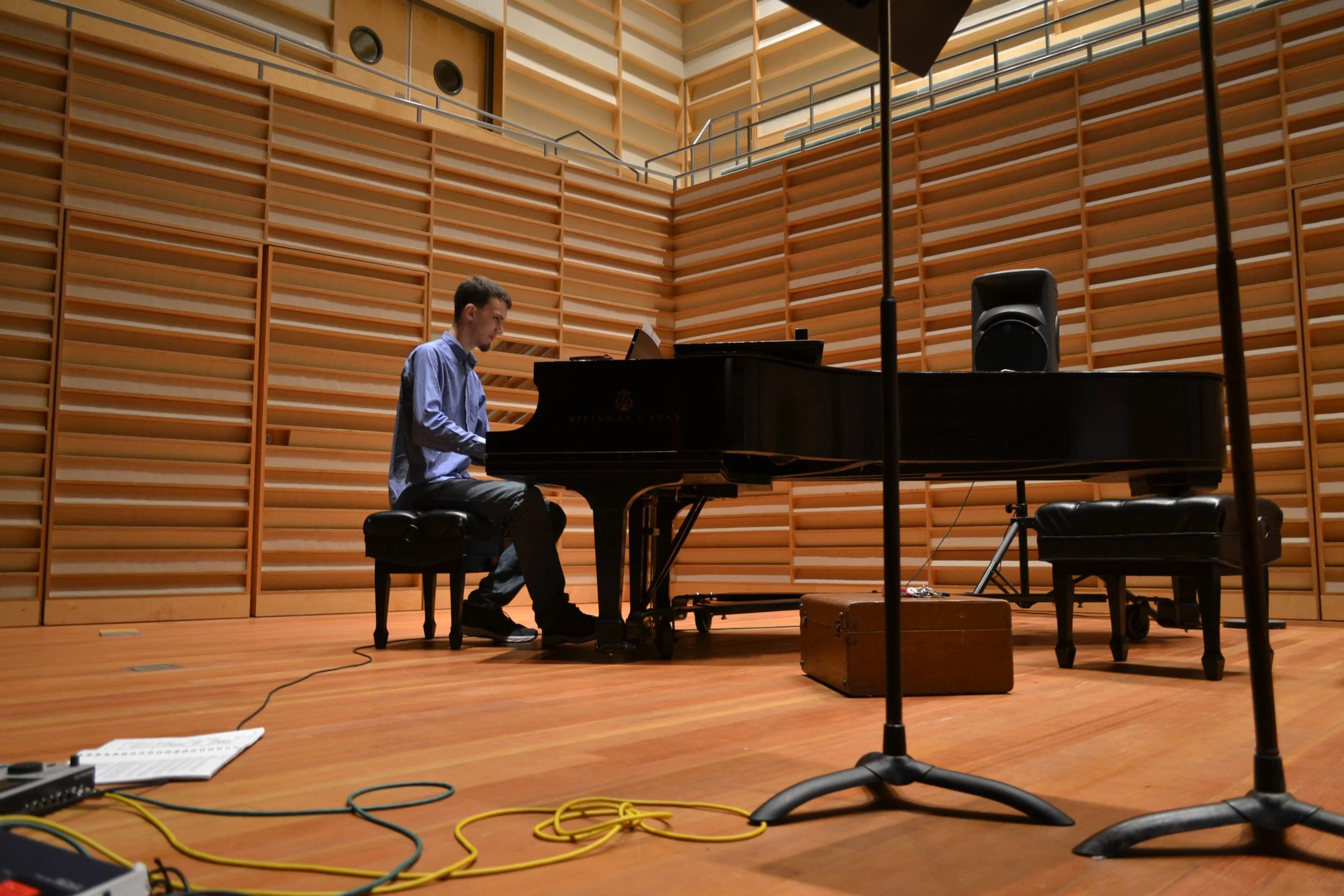  Tickling the ivories  Fredonia, NY - 23 Aug 18 