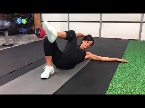 85. Ab Side knee crunches