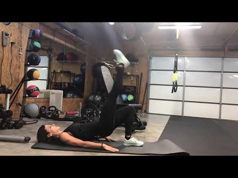 331. Lying Cable leg raises for hamstrings