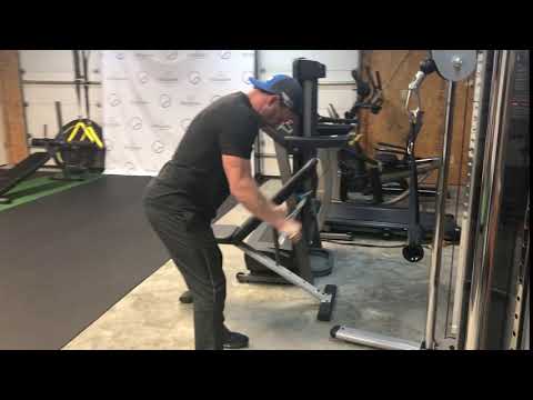 330. Cable tower tricep press down