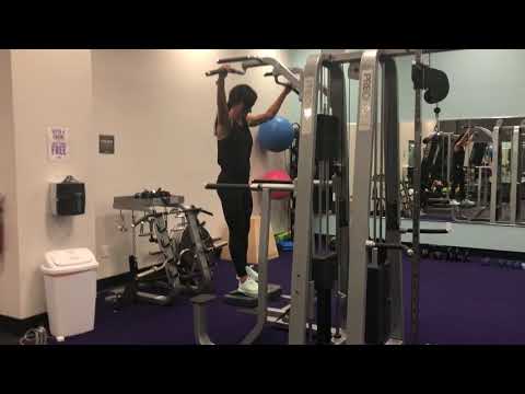 129. Assisted Machine glute press down