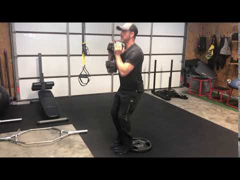 405. Dumbbell Goblet squats